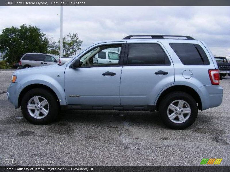 Light Ice Blue / Stone 2008 Ford Escape Hybrid