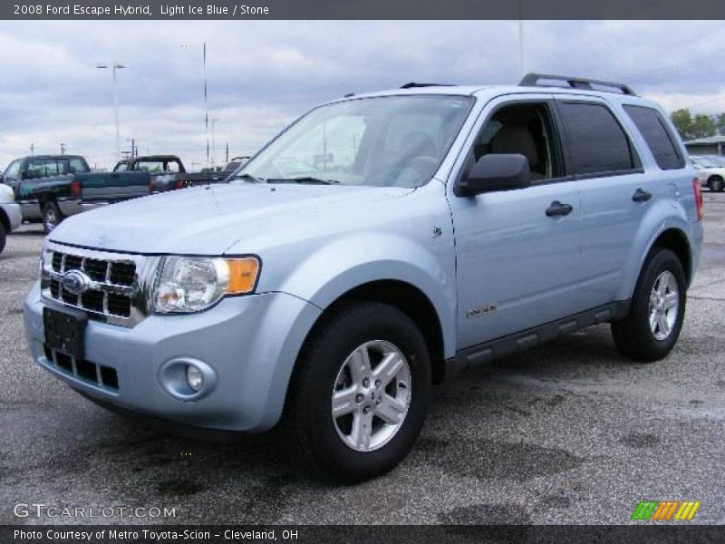 Light Ice Blue / Stone 2008 Ford Escape Hybrid