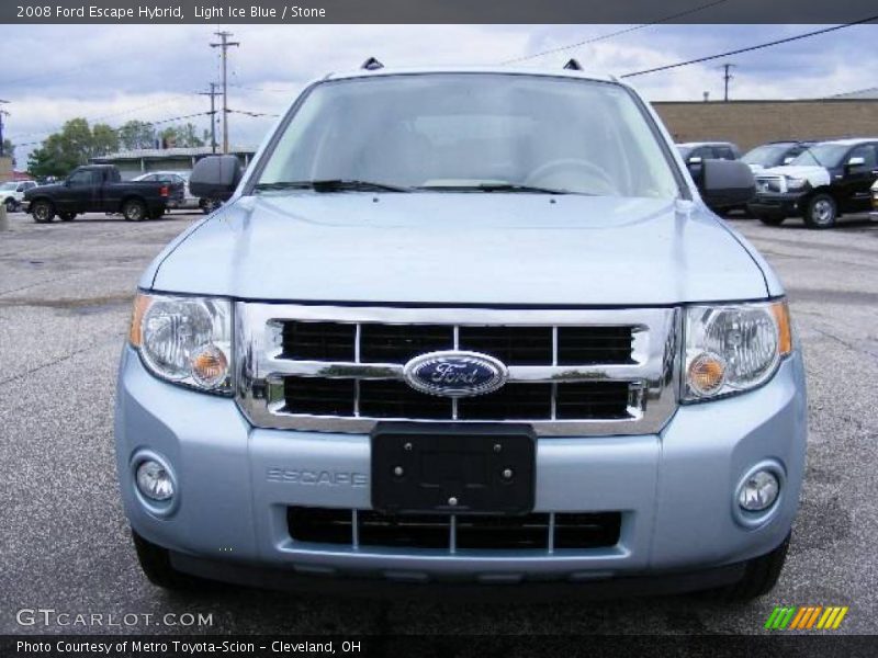 Light Ice Blue / Stone 2008 Ford Escape Hybrid