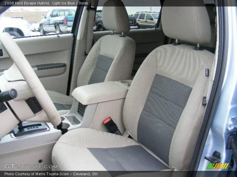 Light Ice Blue / Stone 2008 Ford Escape Hybrid