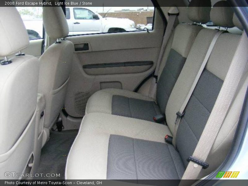 Light Ice Blue / Stone 2008 Ford Escape Hybrid