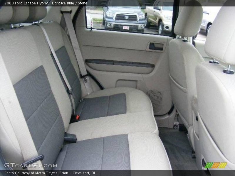 Light Ice Blue / Stone 2008 Ford Escape Hybrid
