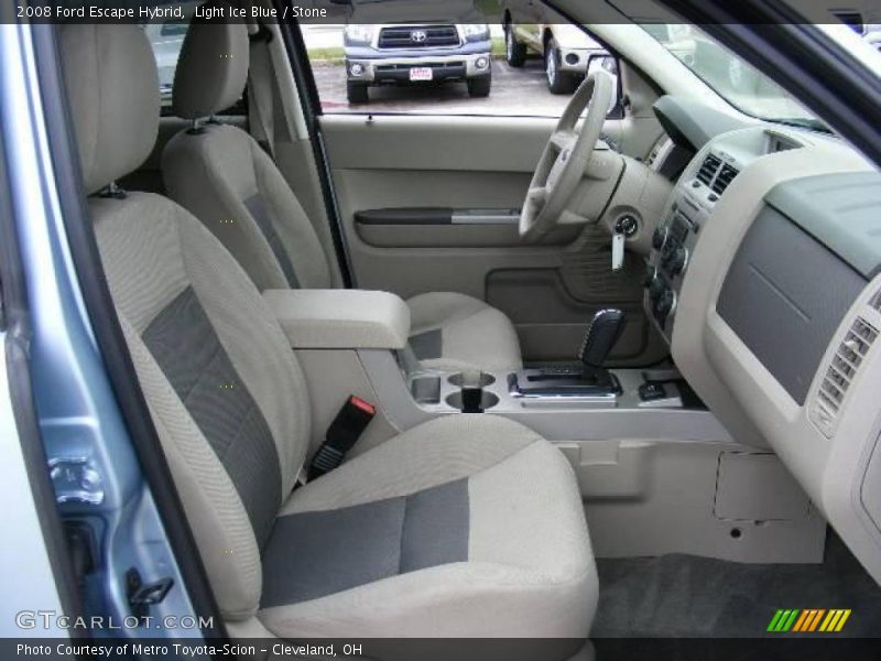 Light Ice Blue / Stone 2008 Ford Escape Hybrid