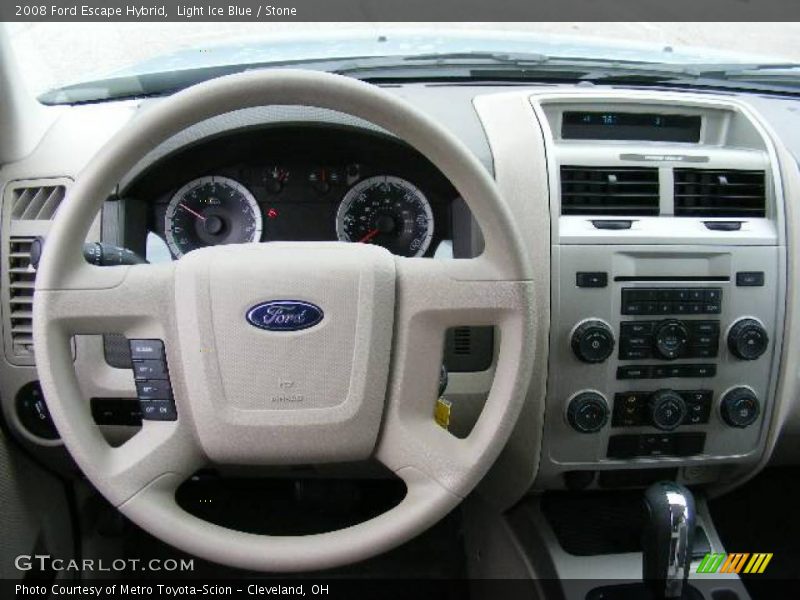 Light Ice Blue / Stone 2008 Ford Escape Hybrid