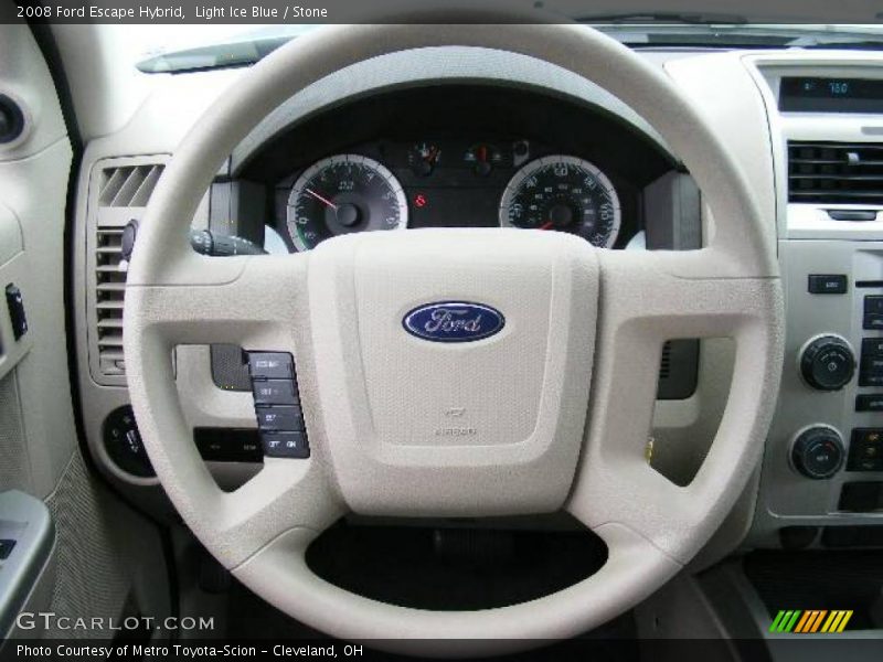 Light Ice Blue / Stone 2008 Ford Escape Hybrid
