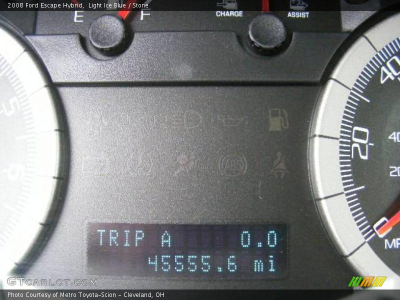 Light Ice Blue / Stone 2008 Ford Escape Hybrid