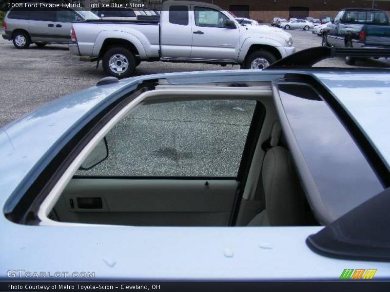 Light Ice Blue / Stone 2008 Ford Escape Hybrid