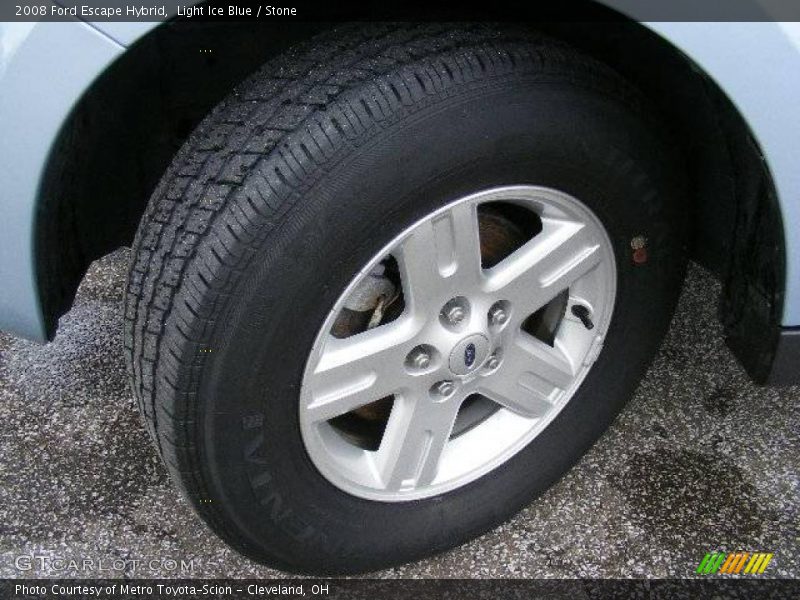 Light Ice Blue / Stone 2008 Ford Escape Hybrid