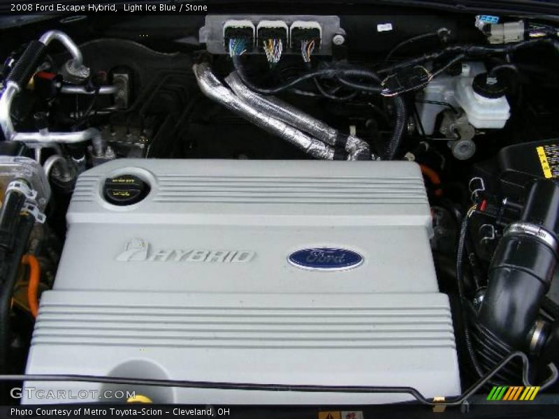 Light Ice Blue / Stone 2008 Ford Escape Hybrid
