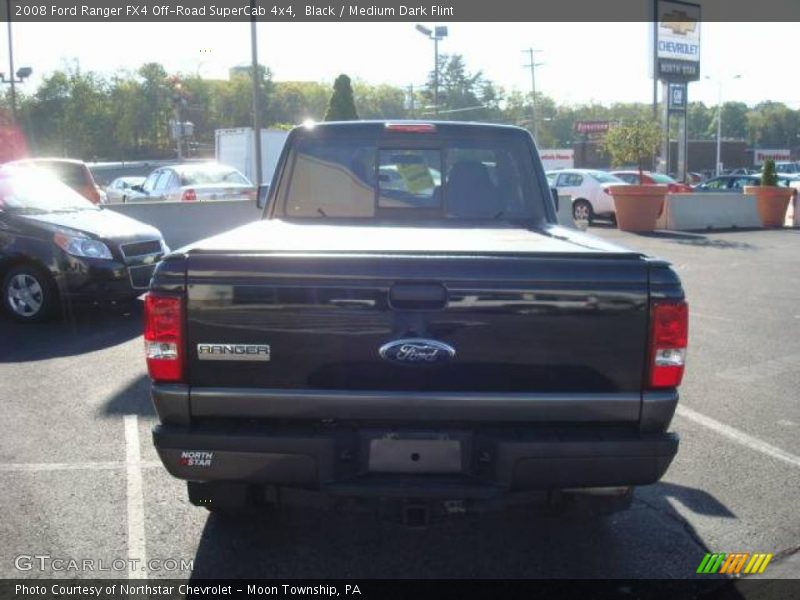 Black / Medium Dark Flint 2008 Ford Ranger FX4 Off-Road SuperCab 4x4