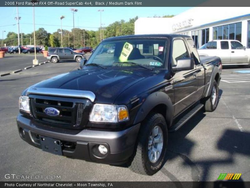 Black / Medium Dark Flint 2008 Ford Ranger FX4 Off-Road SuperCab 4x4
