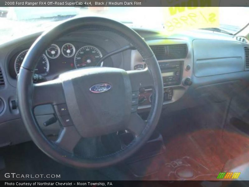 Black / Medium Dark Flint 2008 Ford Ranger FX4 Off-Road SuperCab 4x4