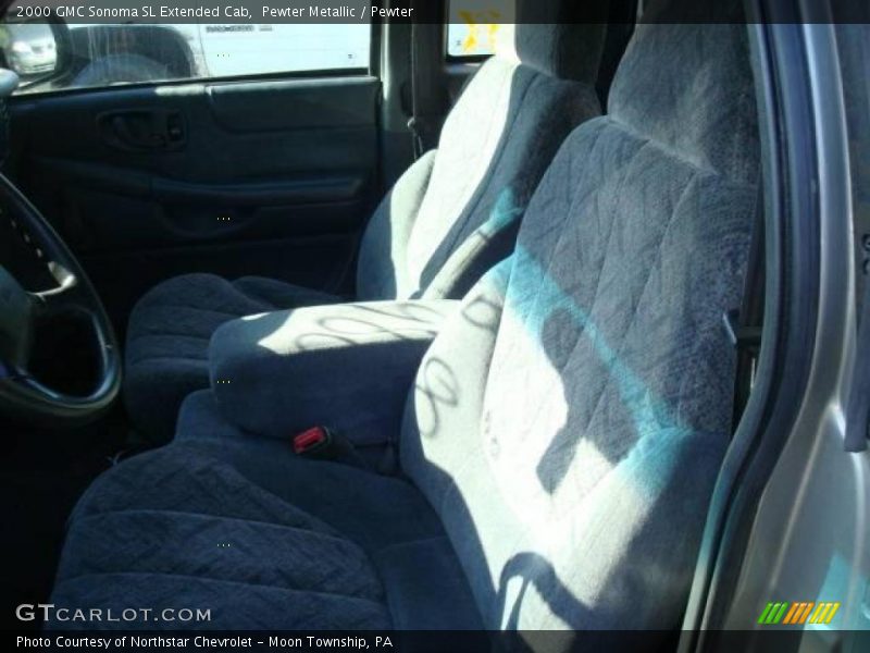 Pewter Metallic / Pewter 2000 GMC Sonoma SL Extended Cab