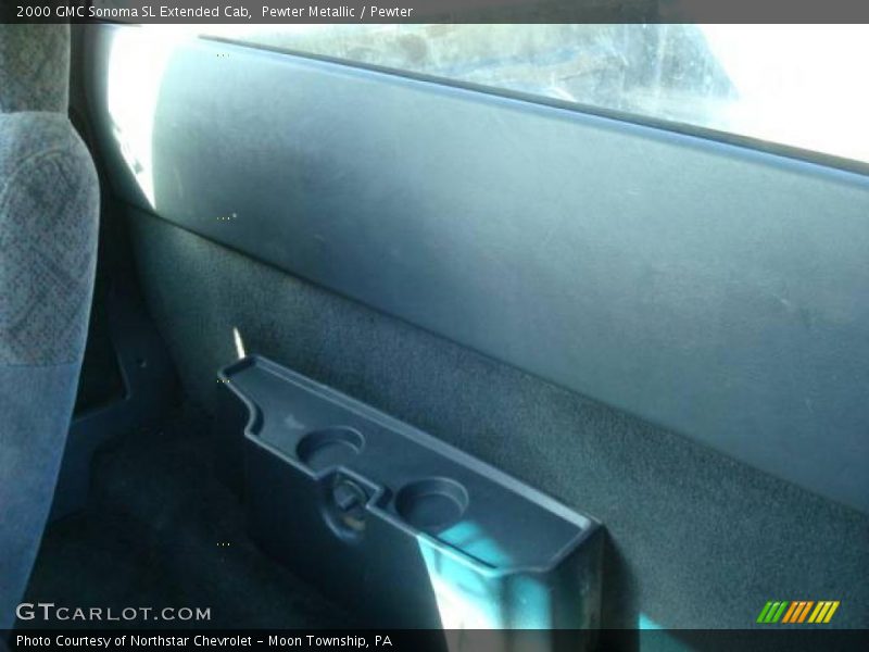 Pewter Metallic / Pewter 2000 GMC Sonoma SL Extended Cab