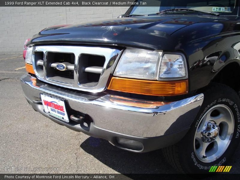 Black Clearcoat / Medium Prairie Tan 1999 Ford Ranger XLT Extended Cab 4x4