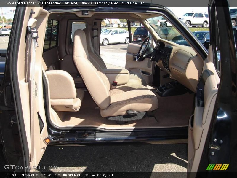 Black Clearcoat / Medium Prairie Tan 1999 Ford Ranger XLT Extended Cab 4x4