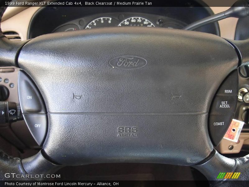 Black Clearcoat / Medium Prairie Tan 1999 Ford Ranger XLT Extended Cab 4x4
