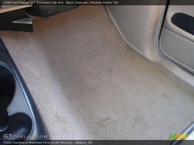 Black Clearcoat / Medium Prairie Tan 1999 Ford Ranger XLT Extended Cab 4x4