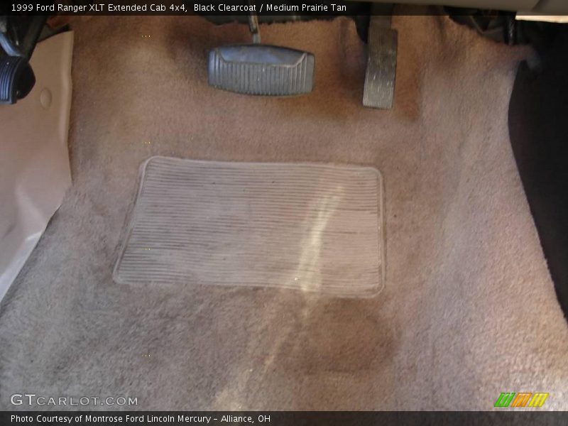 Black Clearcoat / Medium Prairie Tan 1999 Ford Ranger XLT Extended Cab 4x4