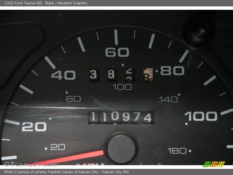 Black / Medium Graphite 2002 Ford Taurus SES
