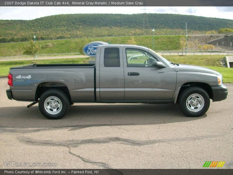 Mineral Gray Metallic / Medium Slate Gray 2007 Dodge Dakota ST Club Cab 4x4