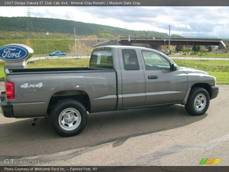 Mineral Gray Metallic / Medium Slate Gray 2007 Dodge Dakota ST Club Cab 4x4