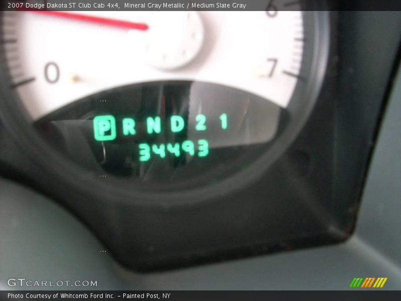 Mineral Gray Metallic / Medium Slate Gray 2007 Dodge Dakota ST Club Cab 4x4