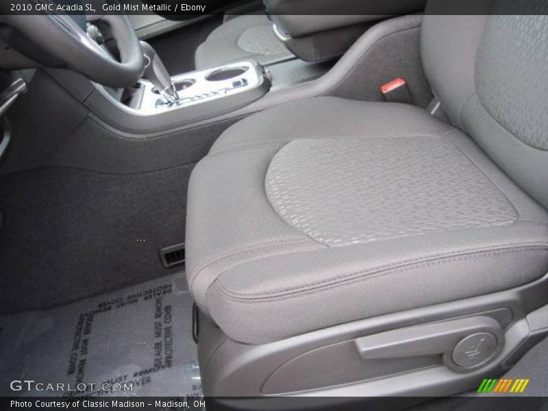 Gold Mist Metallic / Ebony 2010 GMC Acadia SL