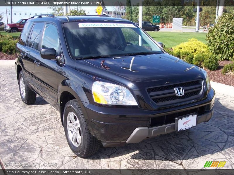 Nighthawk Black Pearl / Gray 2004 Honda Pilot EX 4WD