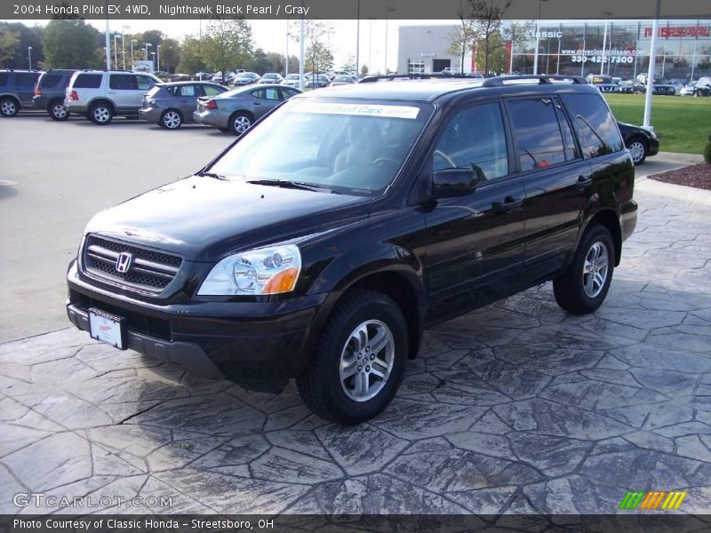 Nighthawk Black Pearl / Gray 2004 Honda Pilot EX 4WD