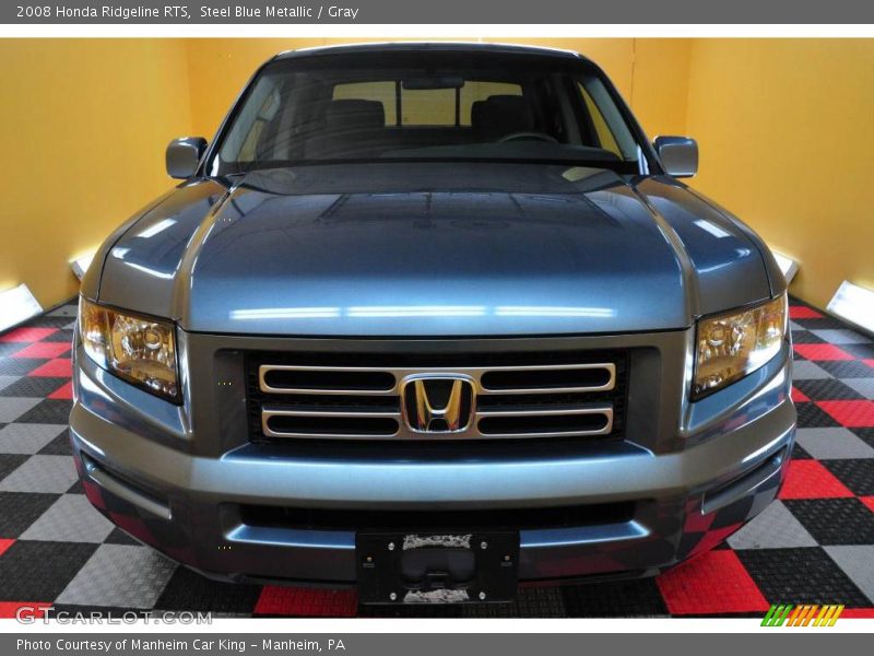 Steel Blue Metallic / Gray 2008 Honda Ridgeline RTS