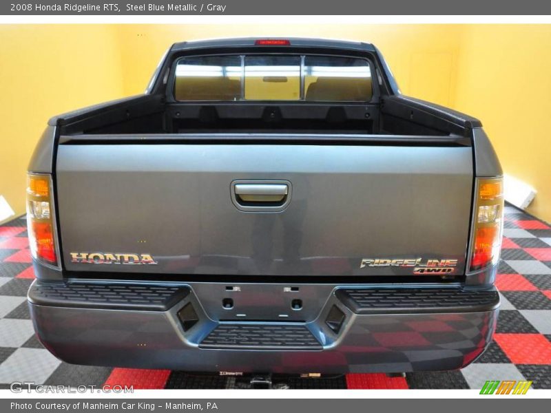 Steel Blue Metallic / Gray 2008 Honda Ridgeline RTS