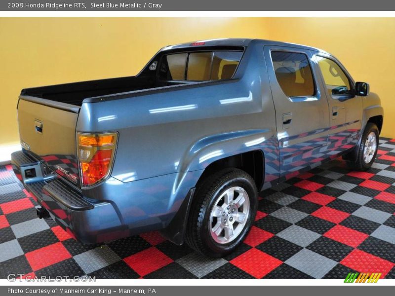 Steel Blue Metallic / Gray 2008 Honda Ridgeline RTS
