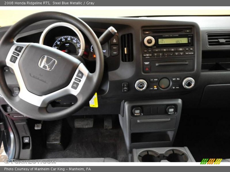 Steel Blue Metallic / Gray 2008 Honda Ridgeline RTS