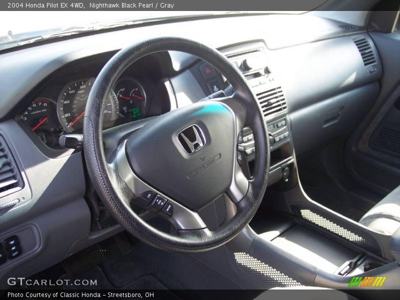 Nighthawk Black Pearl / Gray 2004 Honda Pilot EX 4WD