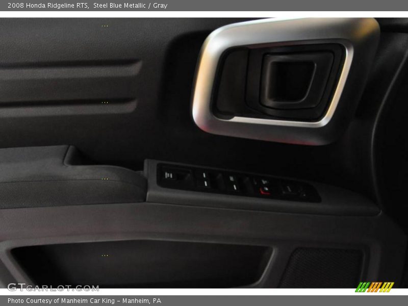 Steel Blue Metallic / Gray 2008 Honda Ridgeline RTS