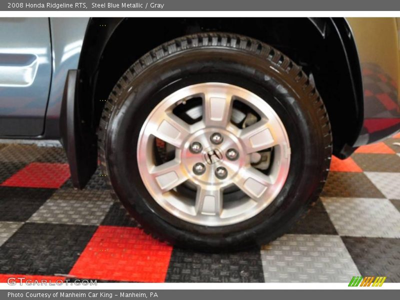 Steel Blue Metallic / Gray 2008 Honda Ridgeline RTS