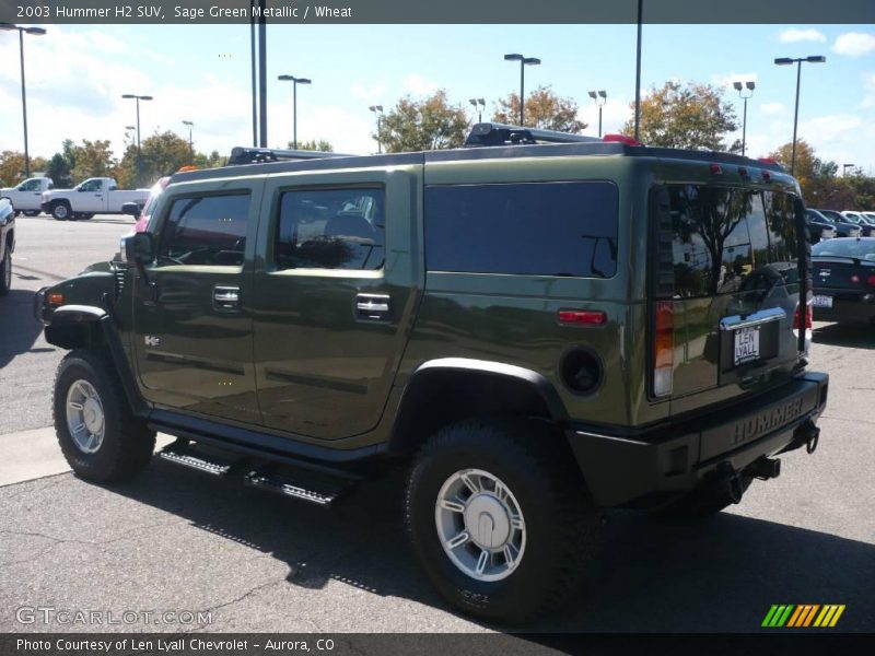Sage Green Metallic / Wheat 2003 Hummer H2 SUV
