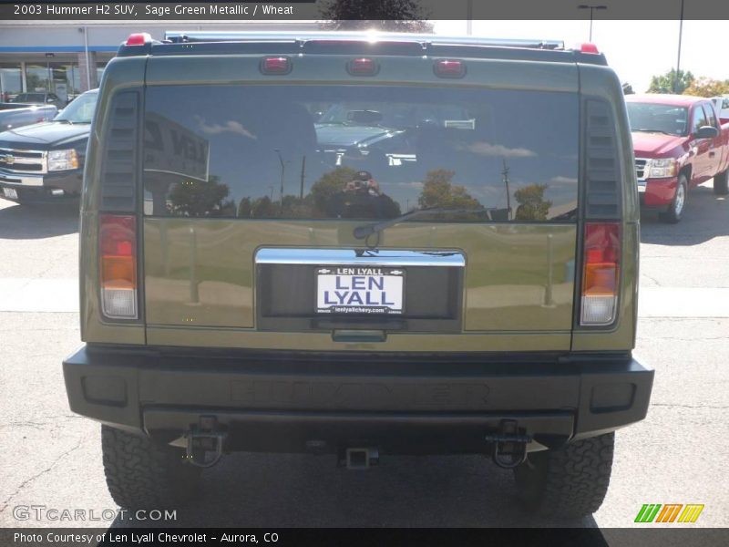 Sage Green Metallic / Wheat 2003 Hummer H2 SUV