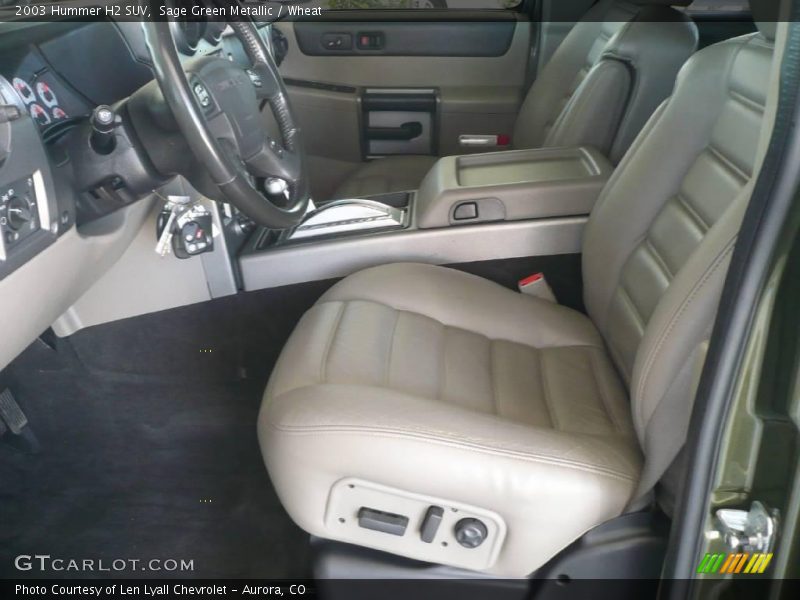 Sage Green Metallic / Wheat 2003 Hummer H2 SUV