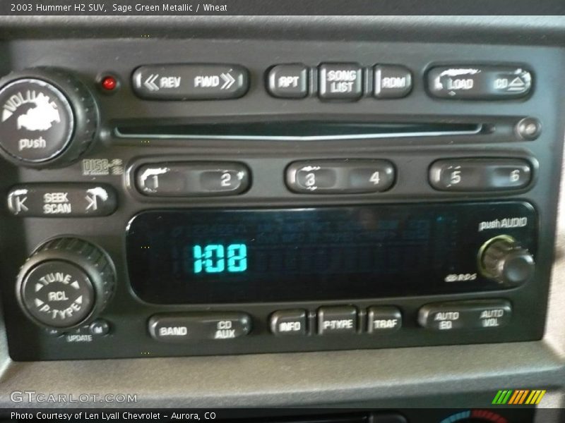 Sage Green Metallic / Wheat 2003 Hummer H2 SUV