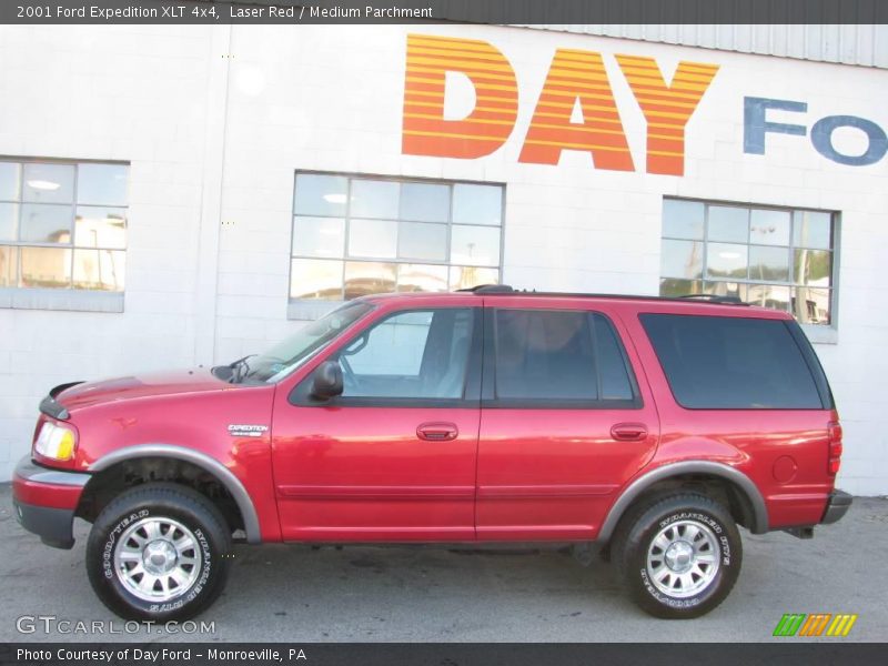 Laser Red / Medium Parchment 2001 Ford Expedition XLT 4x4