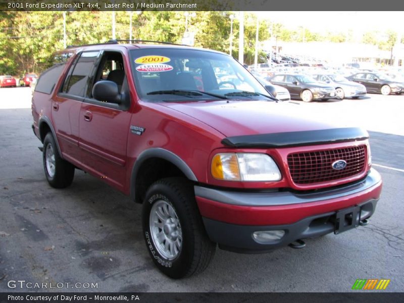 Laser Red / Medium Parchment 2001 Ford Expedition XLT 4x4