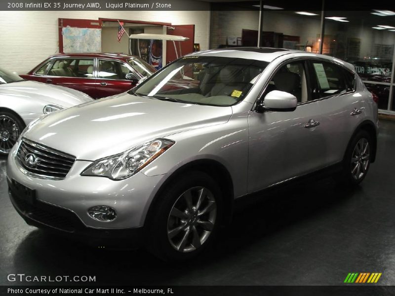 Liquid Platinum / Stone 2008 Infiniti EX 35 Journey AWD