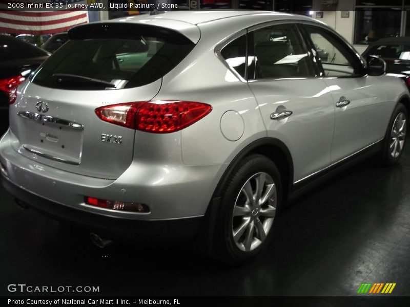 Liquid Platinum / Stone 2008 Infiniti EX 35 Journey AWD