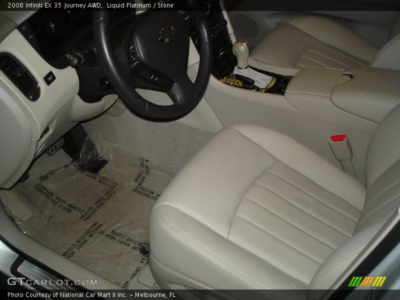 Liquid Platinum / Stone 2008 Infiniti EX 35 Journey AWD