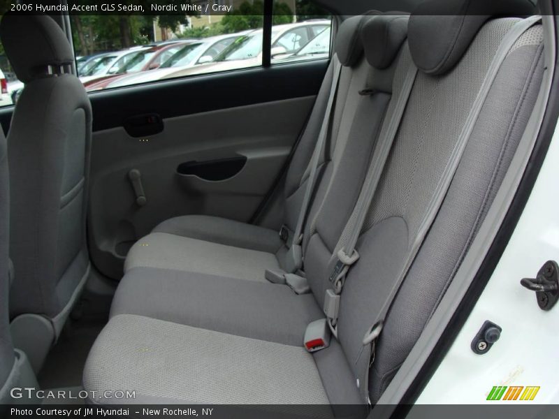 Nordic White / Gray 2006 Hyundai Accent GLS Sedan