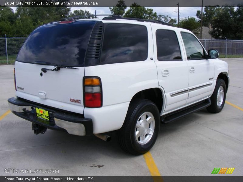 Summit White / Neutral/Shale 2004 GMC Yukon SLT