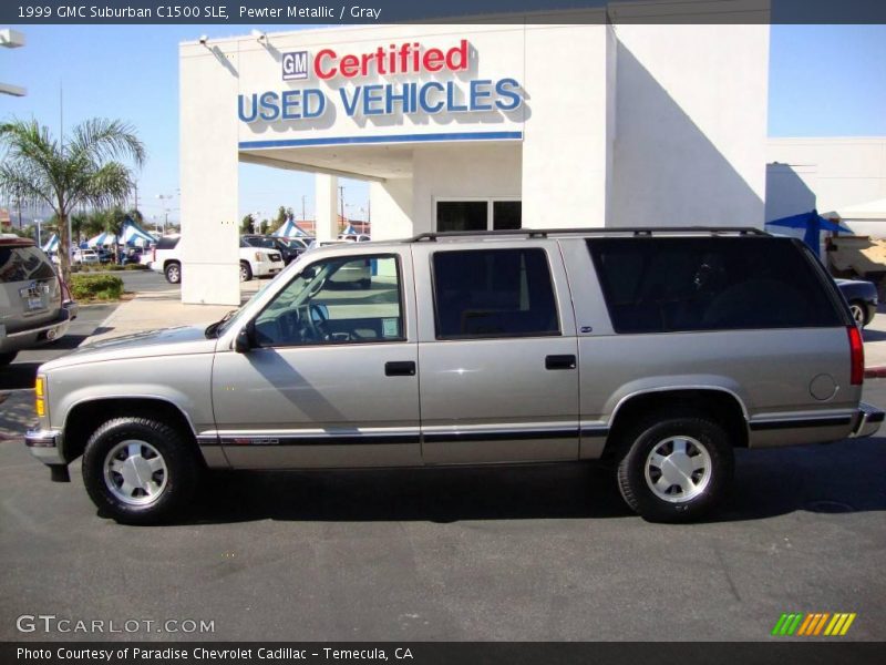 Pewter Metallic / Gray 1999 GMC Suburban C1500 SLE