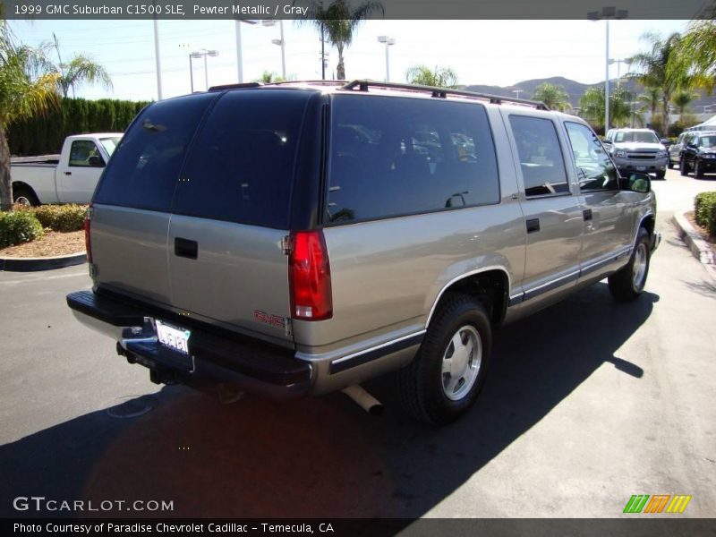 Pewter Metallic / Gray 1999 GMC Suburban C1500 SLE